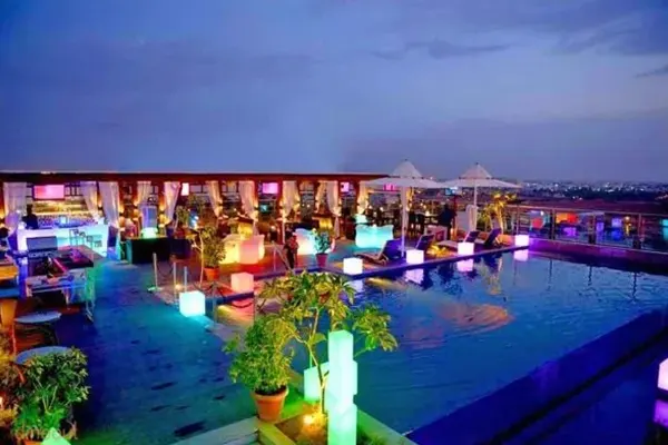 Colorbar famous Rooftop Restaurant in Jaipur